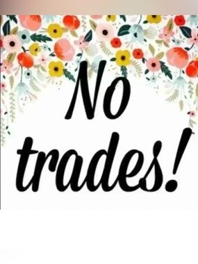 ✨My closet isn’t doing TRADES any longer ✌🏻✨